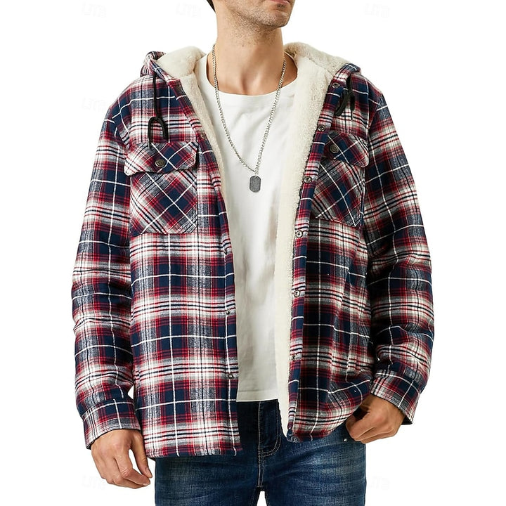 Graham | Hooded Check Shirt Jacket