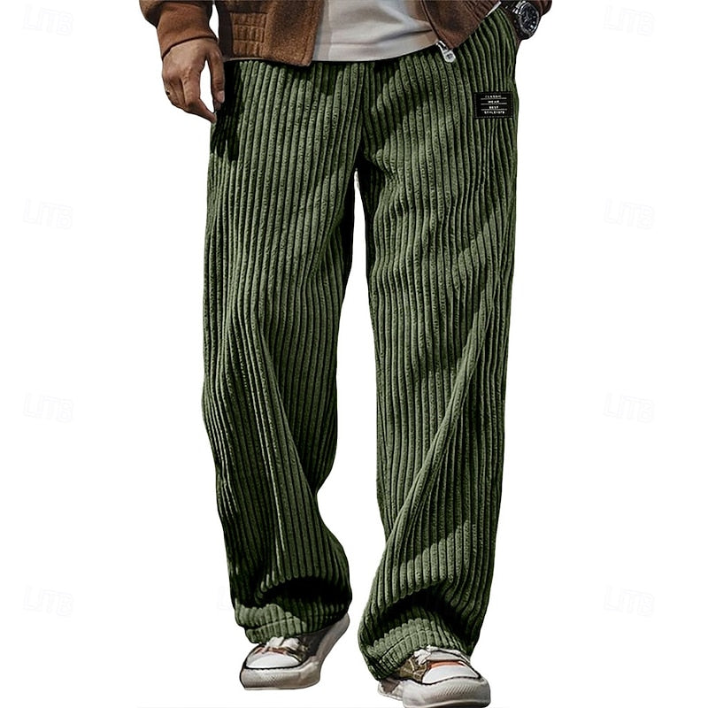 Fraser | Relaxed Ribbed Trousers