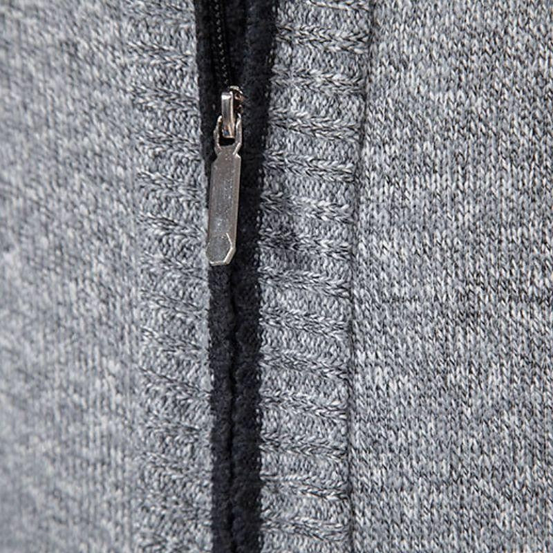 Bennett | Full-Zip Stand Collar Cardigan