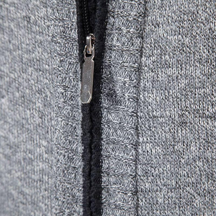 Bennett | Full-Zip Stand Collar Cardigan
