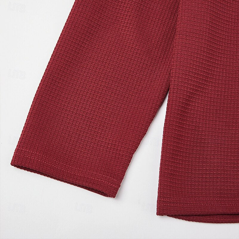 Rhett | Textured Quarter-Zip Pullover