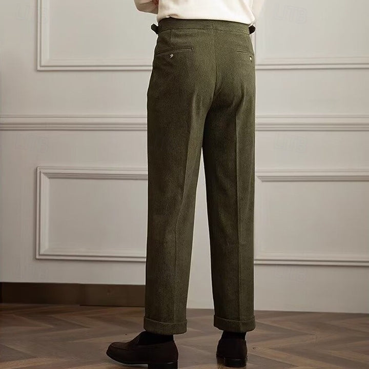 Barnaby | Pleated Gurkha Trousers