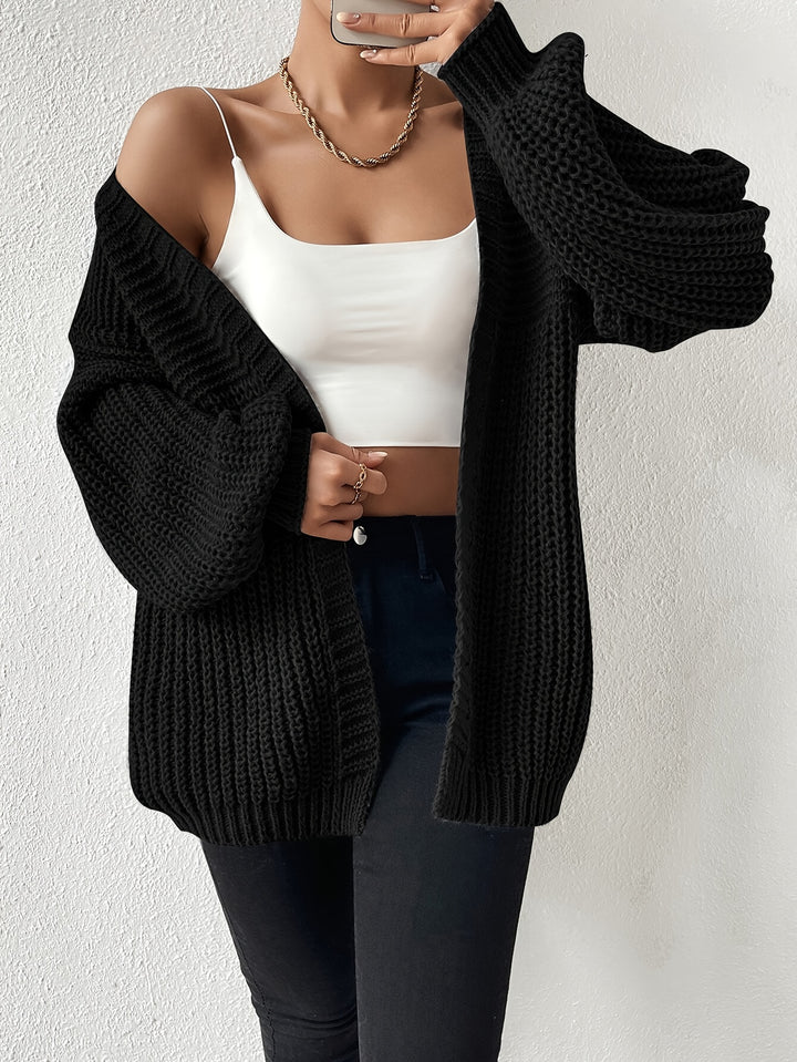 Odessa | Chunky Open-Front Cardigan