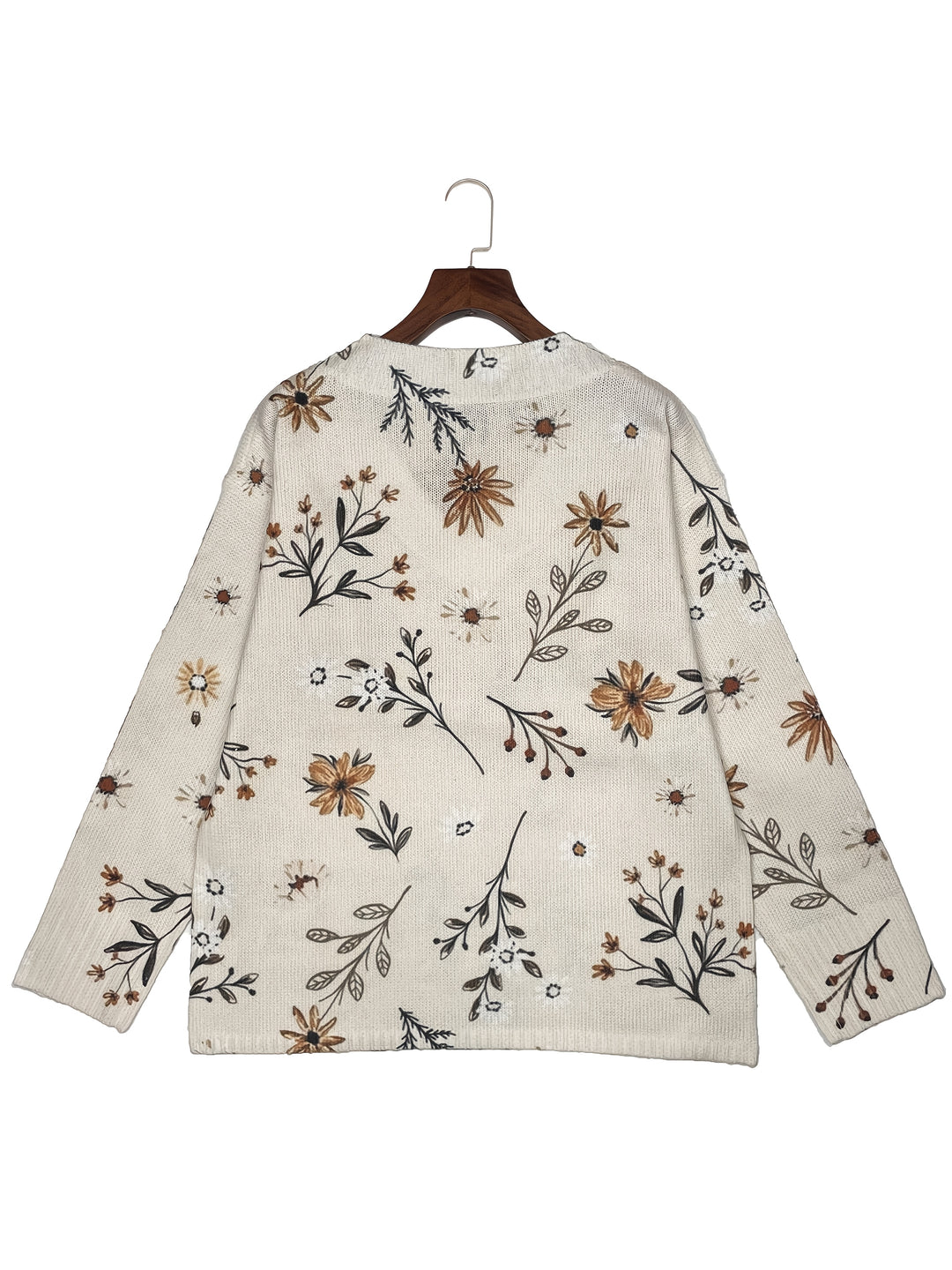 Saskia | Floral V-Neck Jumper