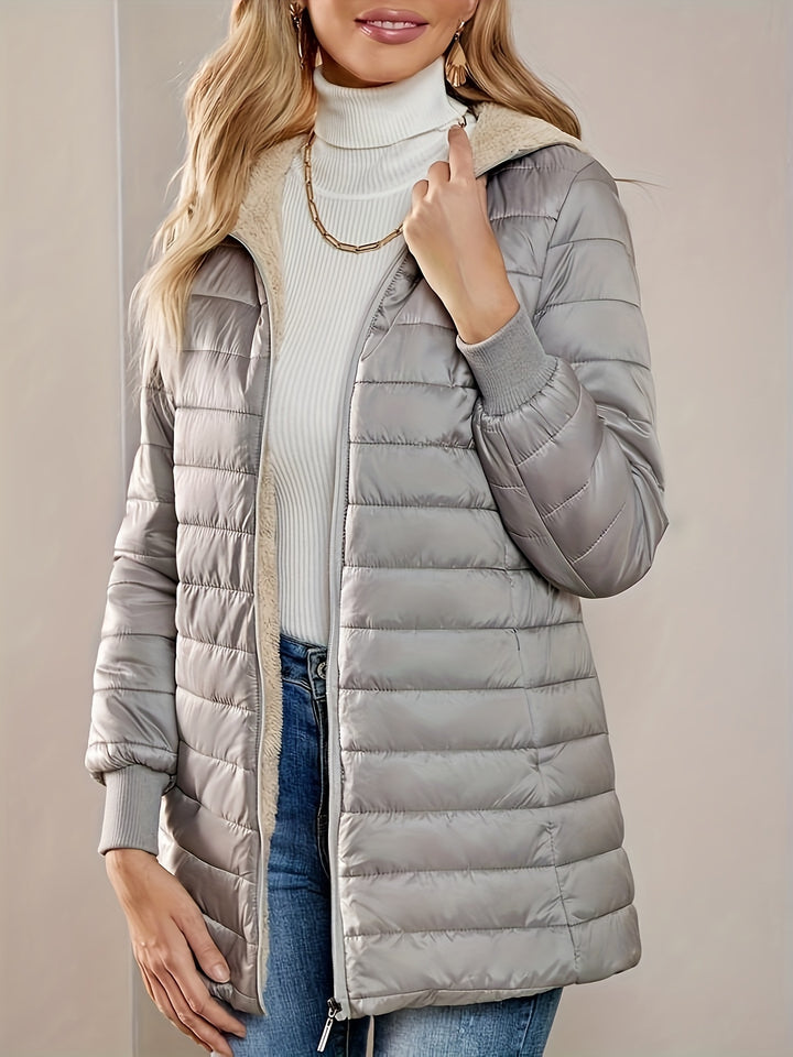 Cora | Cosy-Lined Longline Coat