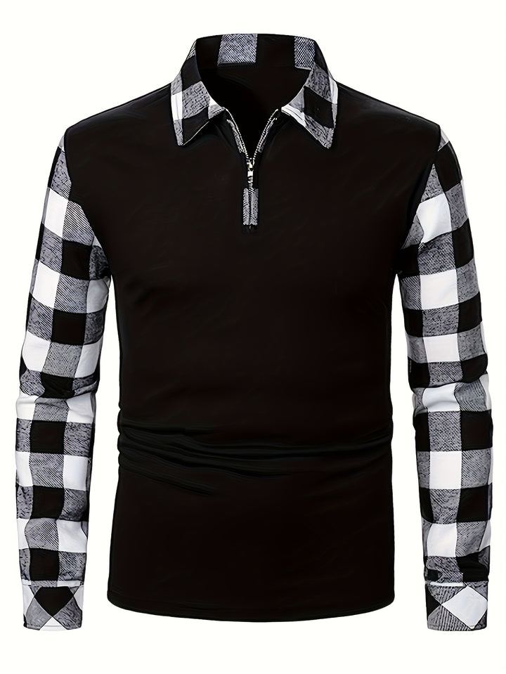 Curtis | Half-Zip Collared Polo Shirt