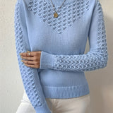 Lorena | Pointelle Knit Sweater