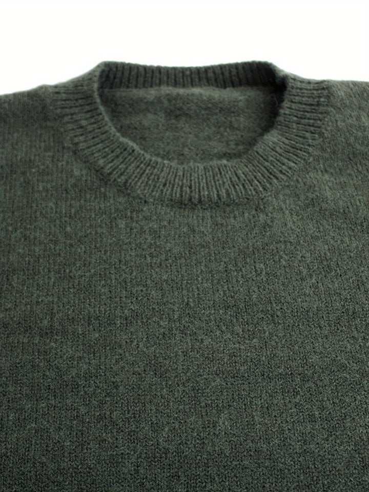 Cynthia | Ribbed Striped-Sleeve Sweater