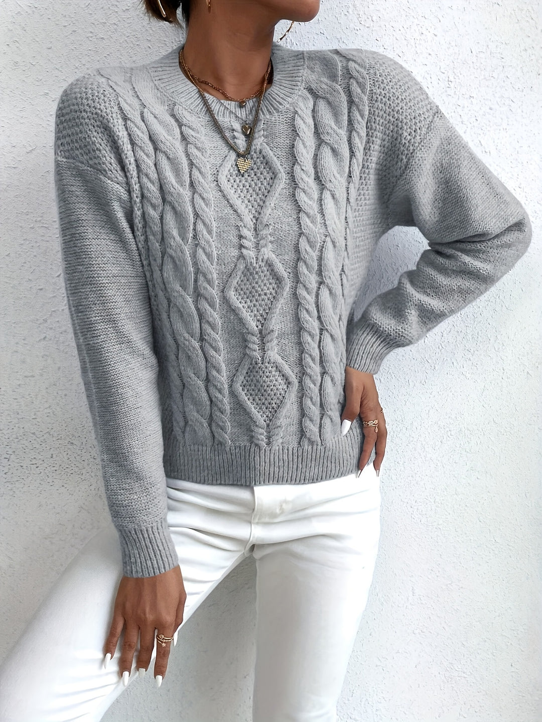 Gwendolyn | Chunky Cable-Knit Jumper