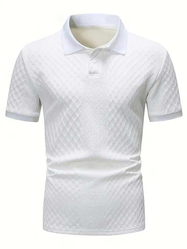 Harrington | Textured Business Polo Shirt