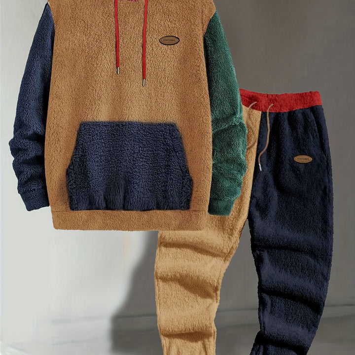Emmett | Cosy Colour-Block Two-Piece Set