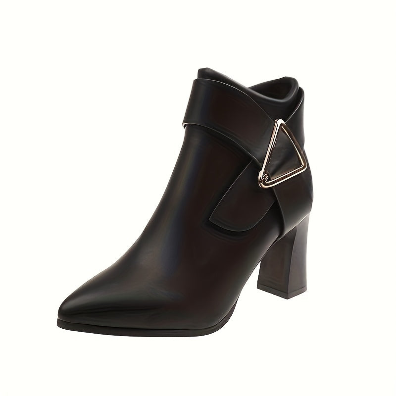 Adele | Refined Heeled Ankle Boots