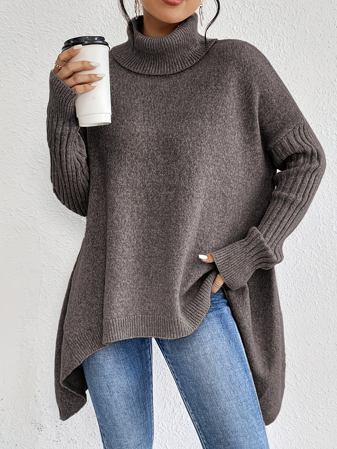 Brooke | High-Neck Relaxed Jumper