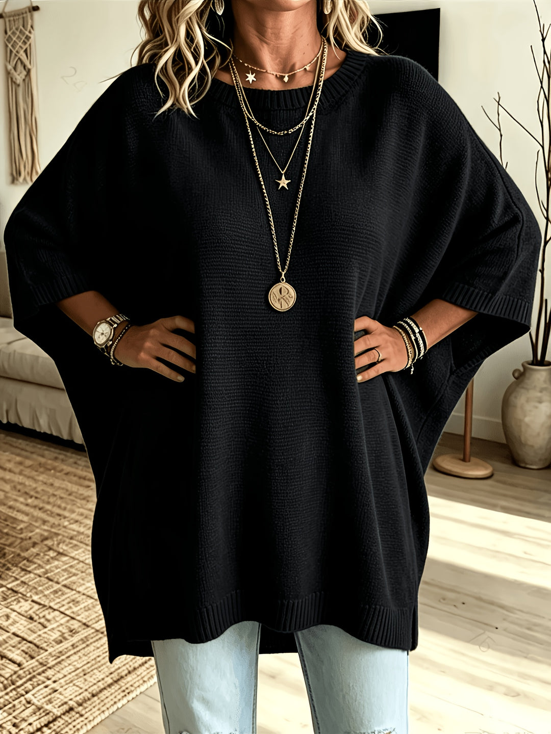 Vivienne | Relaxed Batwing Jumper