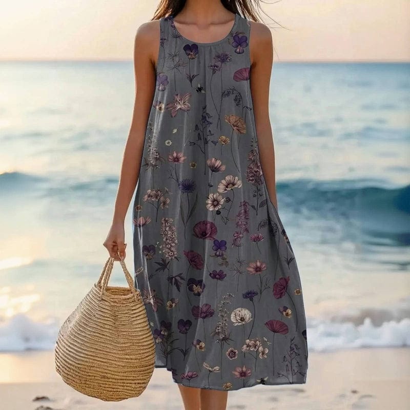 Willow | Floral Sleeveless Summer Dress