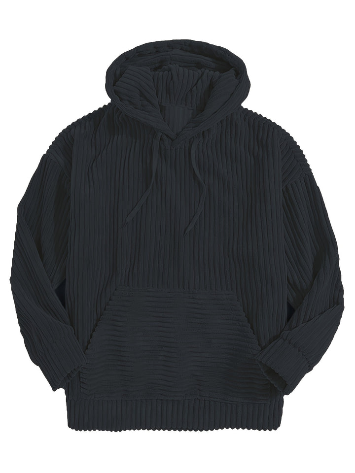 Lawrence | Ribbed Textured Hoodie