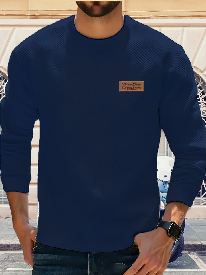 Camden | Textured Crew Neck Sweatshirt