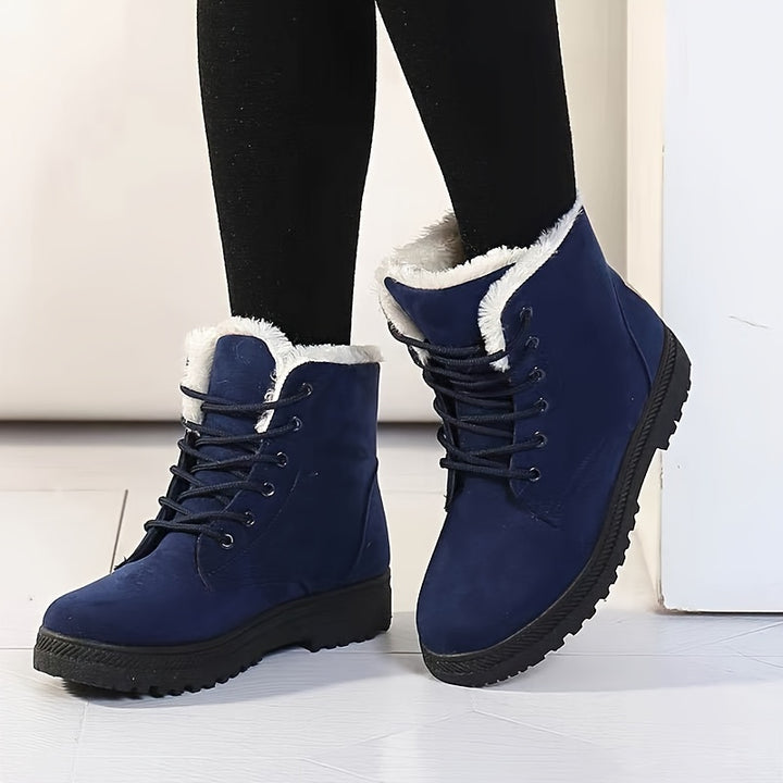 Colette | Cosy Lace-Up Ankle Boots