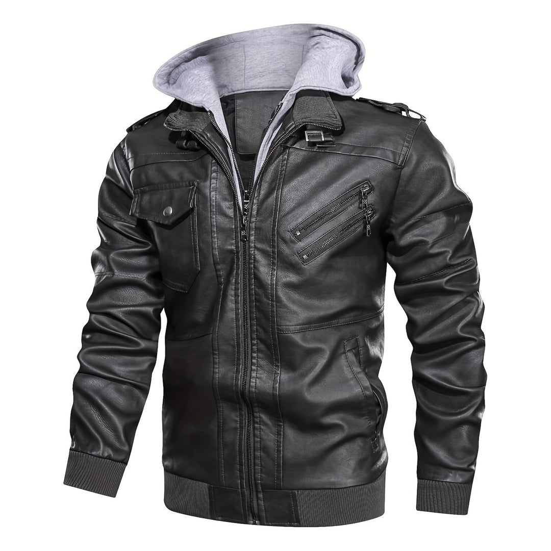 Roman | Hooded Moto Jacket