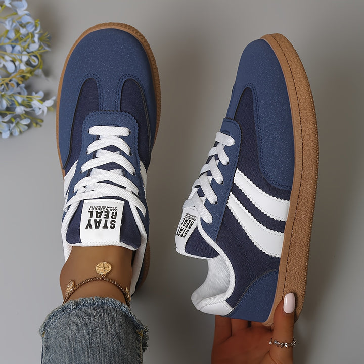 Sienna | Classic Striped Sneakers