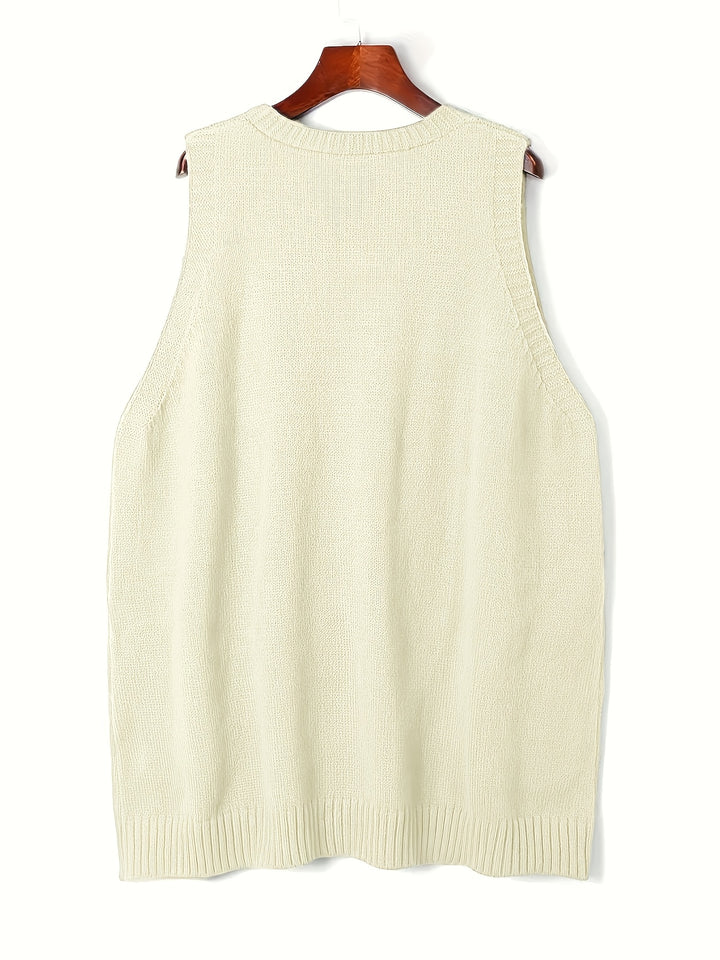 Marlow | Relaxed V-Neck Sweater Vest