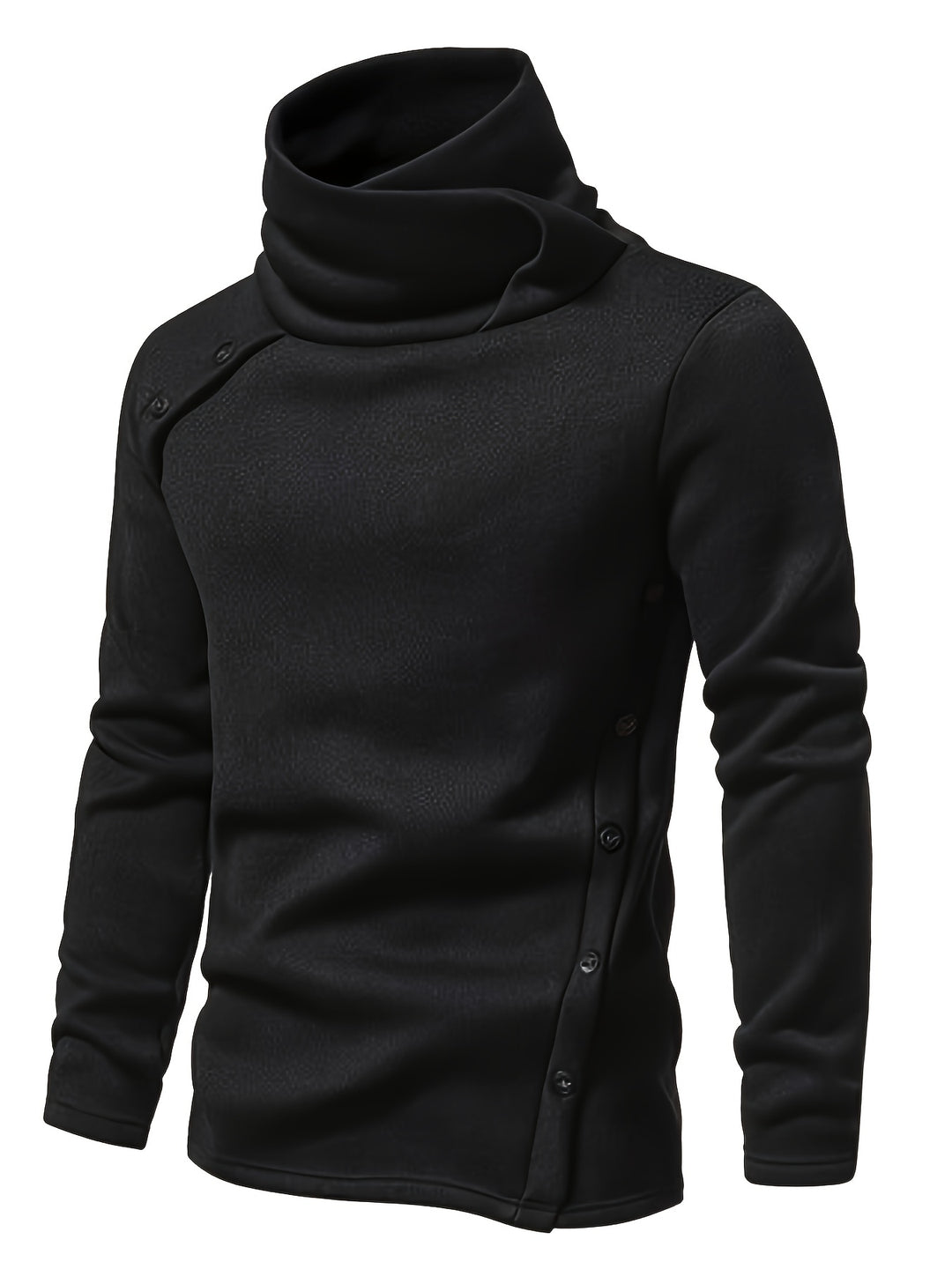 Marcus | Slouch-Neck Button Sweater