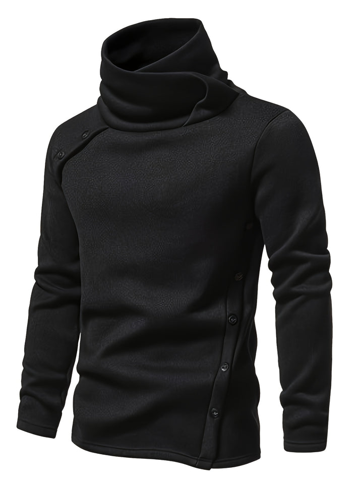 Marcus | Slouch-Neck Button Sweater