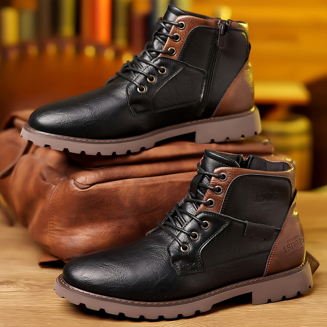 Rhys | Rugged Lace-Up Boots