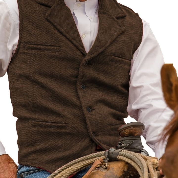 Rhodes | Heritage Herringbone Waistcoat