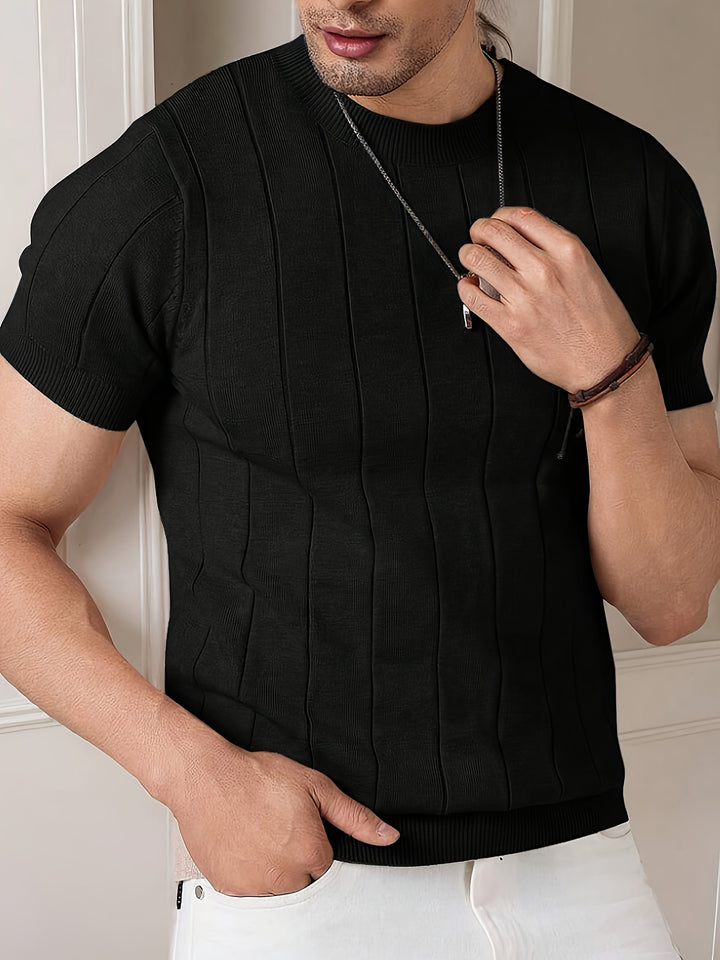 Julius | Ribbed Short-Sleeve Knit Top