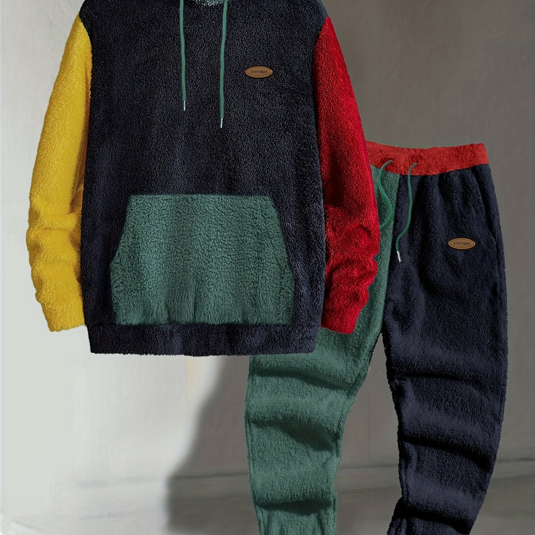 Emmett | Cosy Colour-Block Two-Piece Set