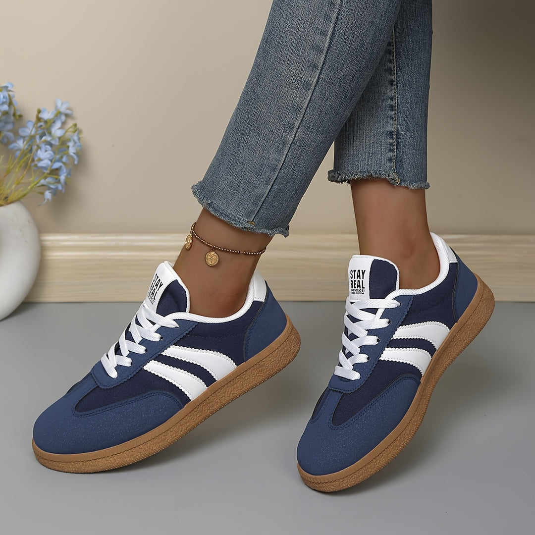 Sienna | Classic Striped Sneakers