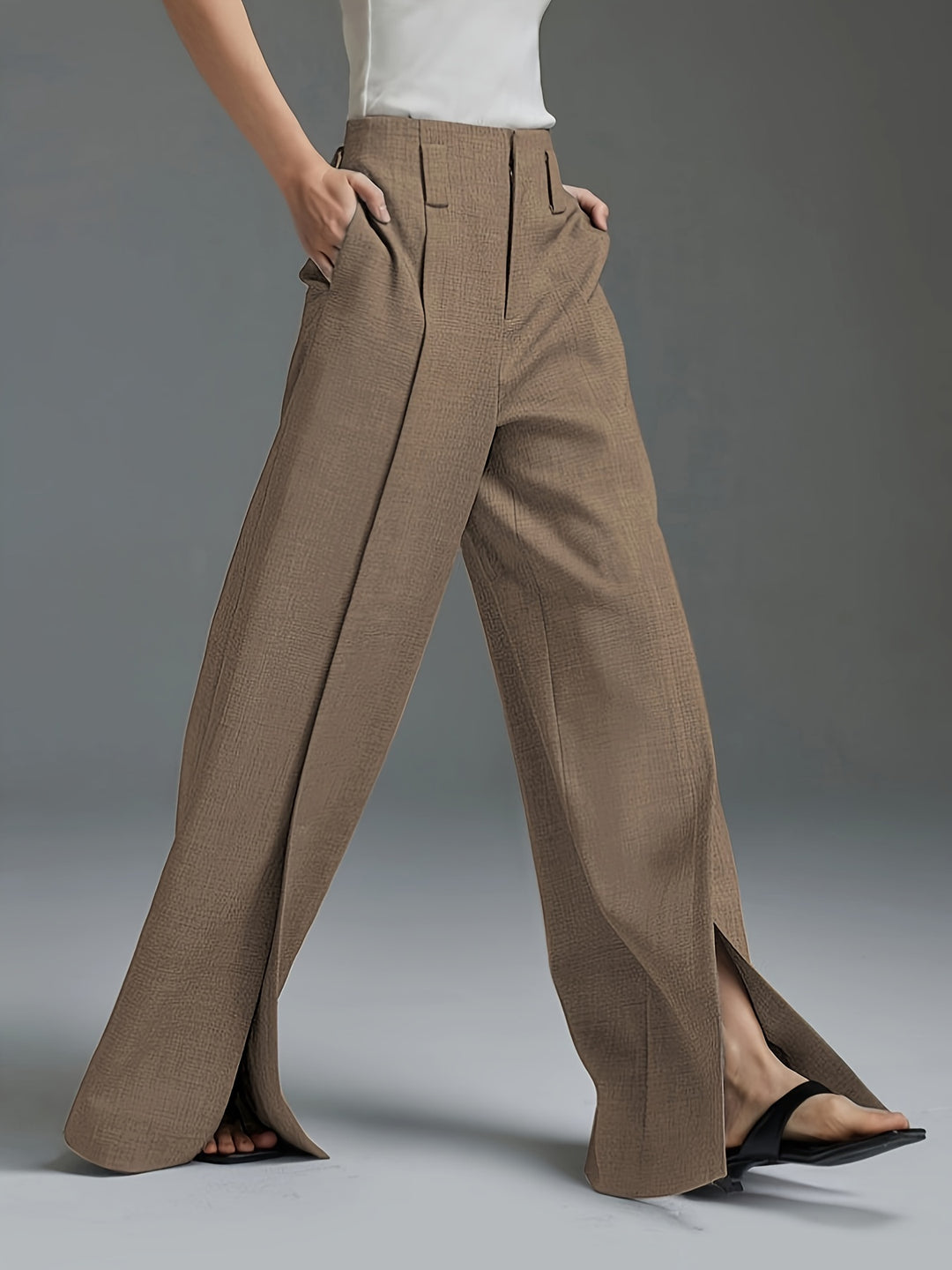 Whitney | Wide-Leg Tailored Trousers