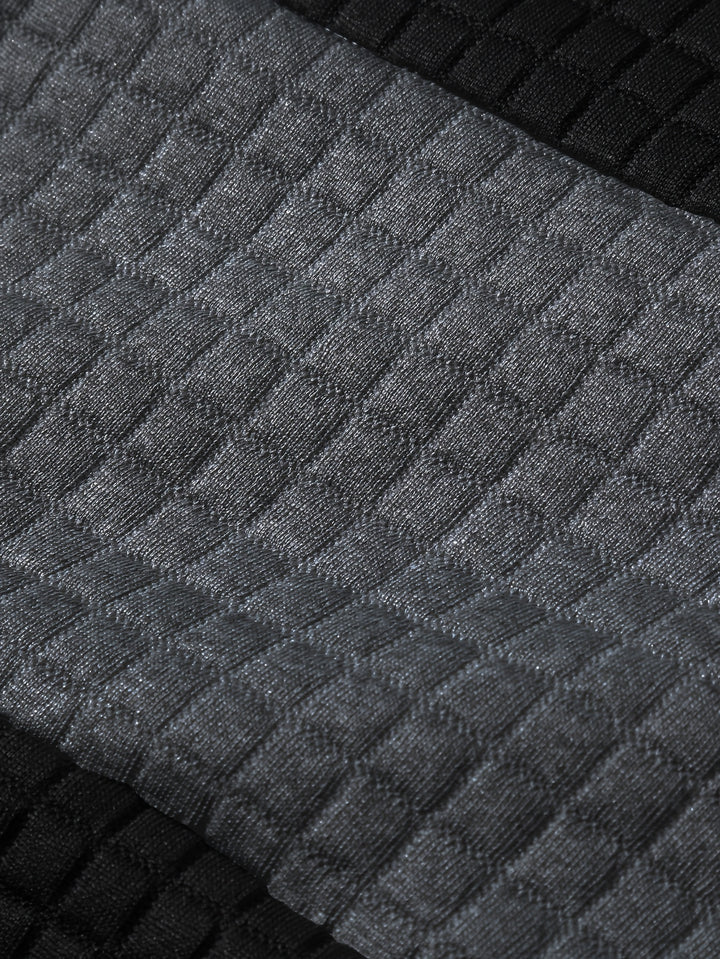 Rutherford | Textured Colour-Block Hoodie