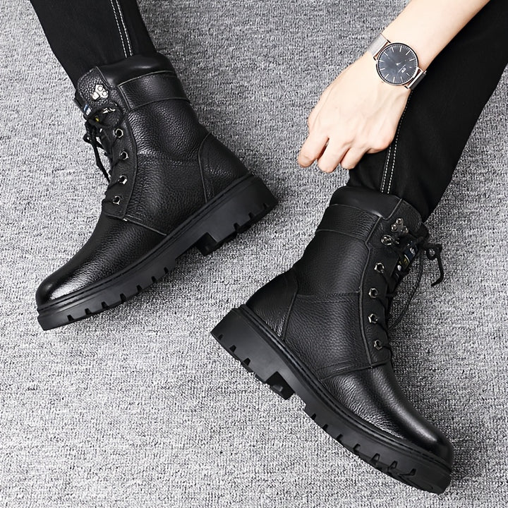 Maddox | Rugged Lace-Up Boots