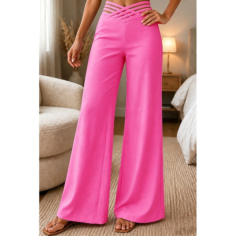 Sienna | High-Waisted Wide-Leg Trousers
