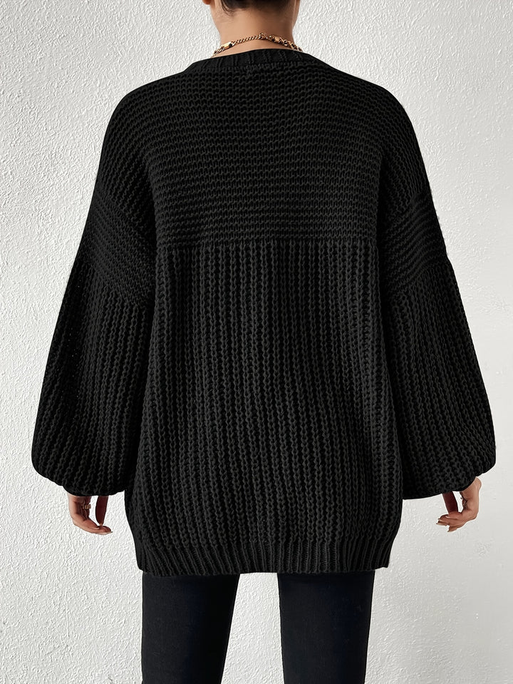 Odessa | Chunky Open-Front Cardigan