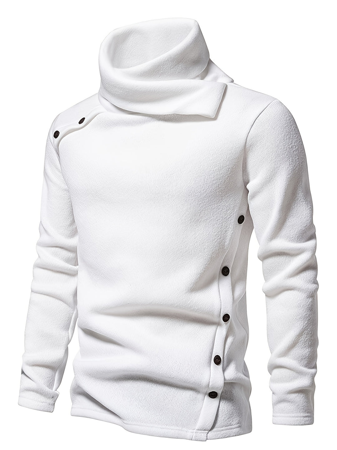 Marcus | Slouch-Neck Button Sweater