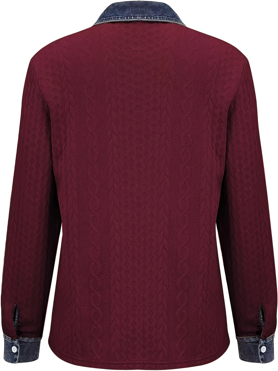 Melanie | Textured Contrast Cardigan