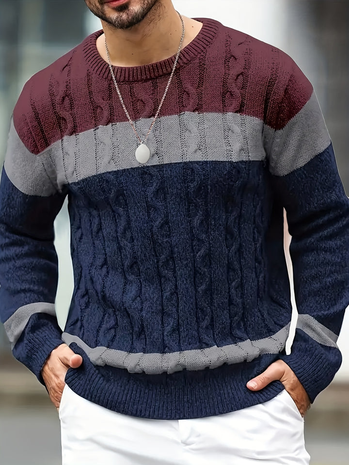 Bradley | Textured Cable-Knit Sweater