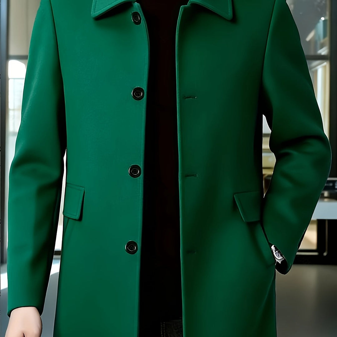 Cedric | Tailored Single-Breasted Overcoat