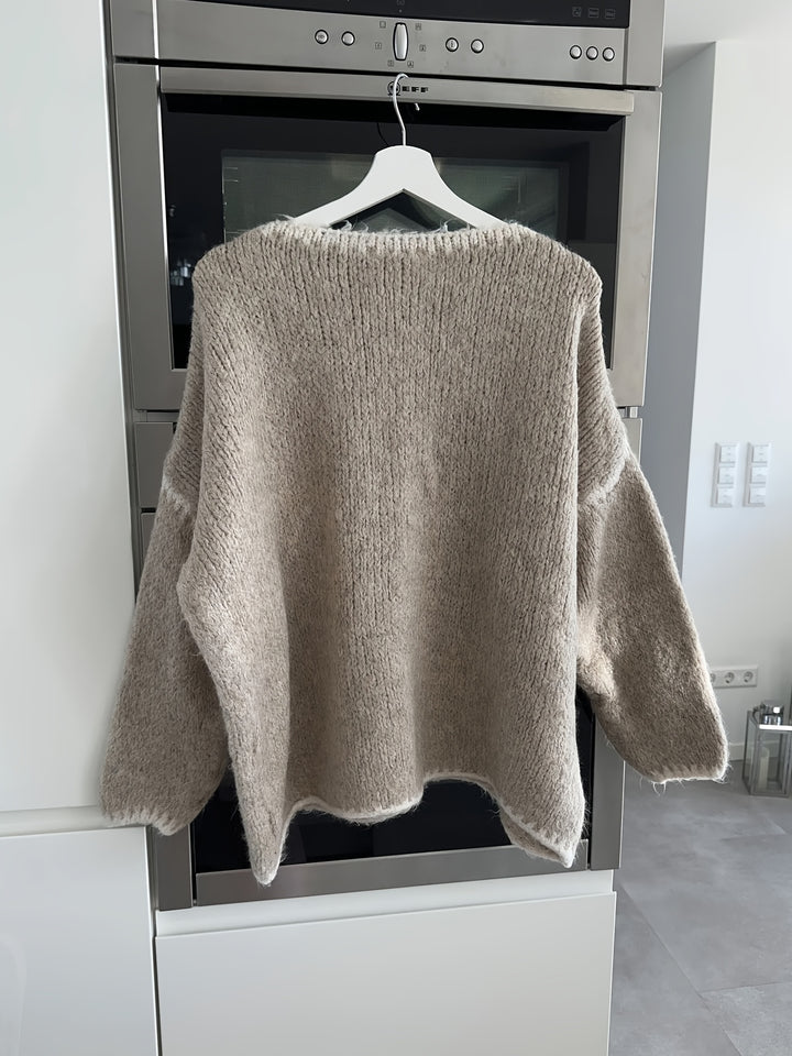 Adaline | Relaxed Boat Neck Jumper