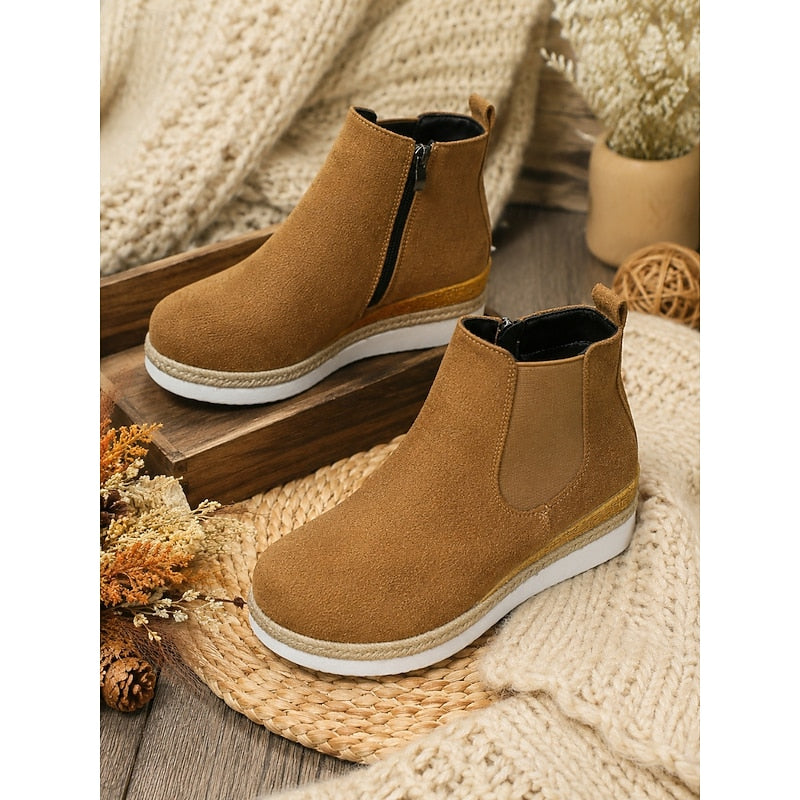 Ottilie | Wedge Chelsea Ankle Boots