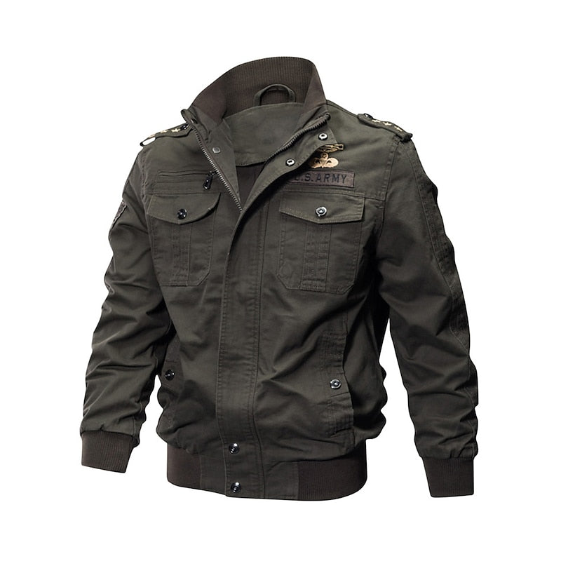Franklin | Military-Style Bomber Jacket