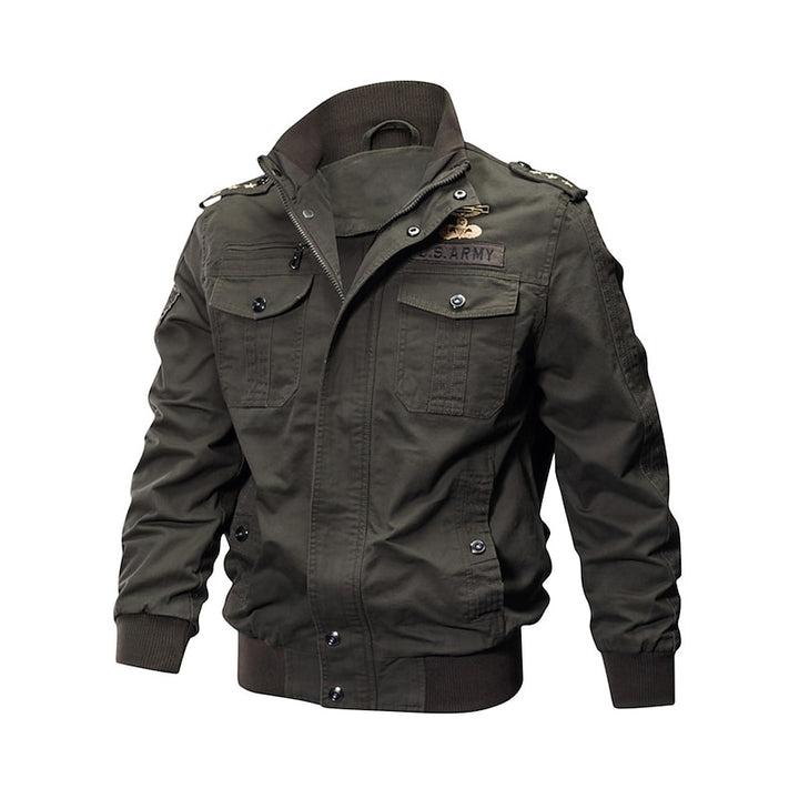 Franklin | Military-Style Bomber Jacket