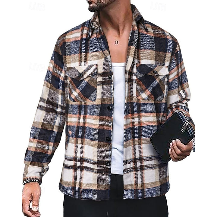 Calvin | Rugged Checked Shirt Jacket