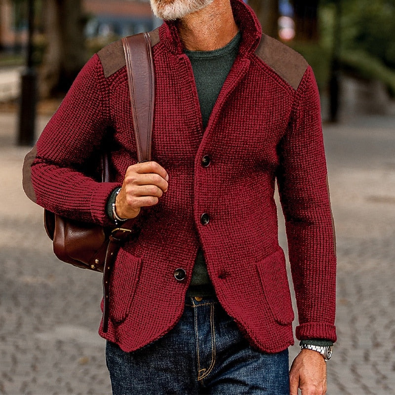 Baxter | Structured Stand-Collar Cardigan