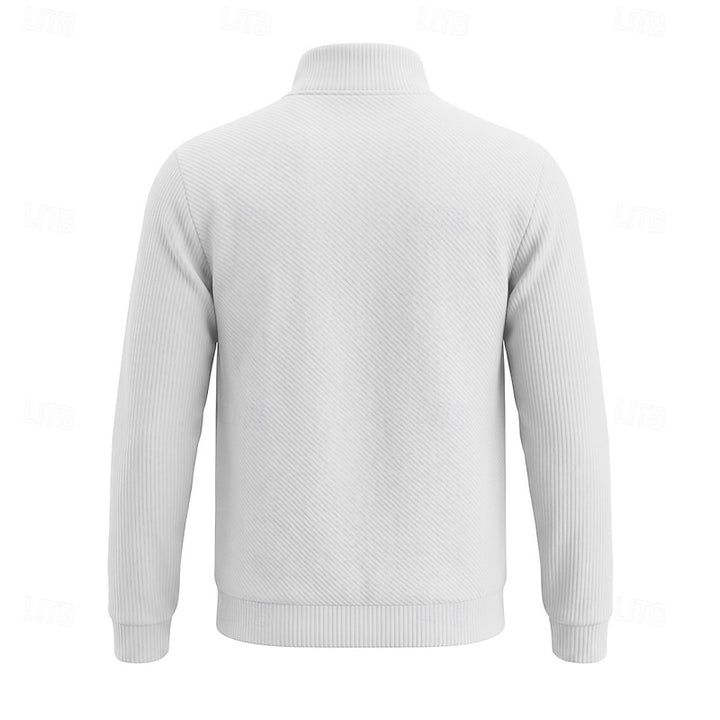 Grady | Textured Quarter-Zip Pullover