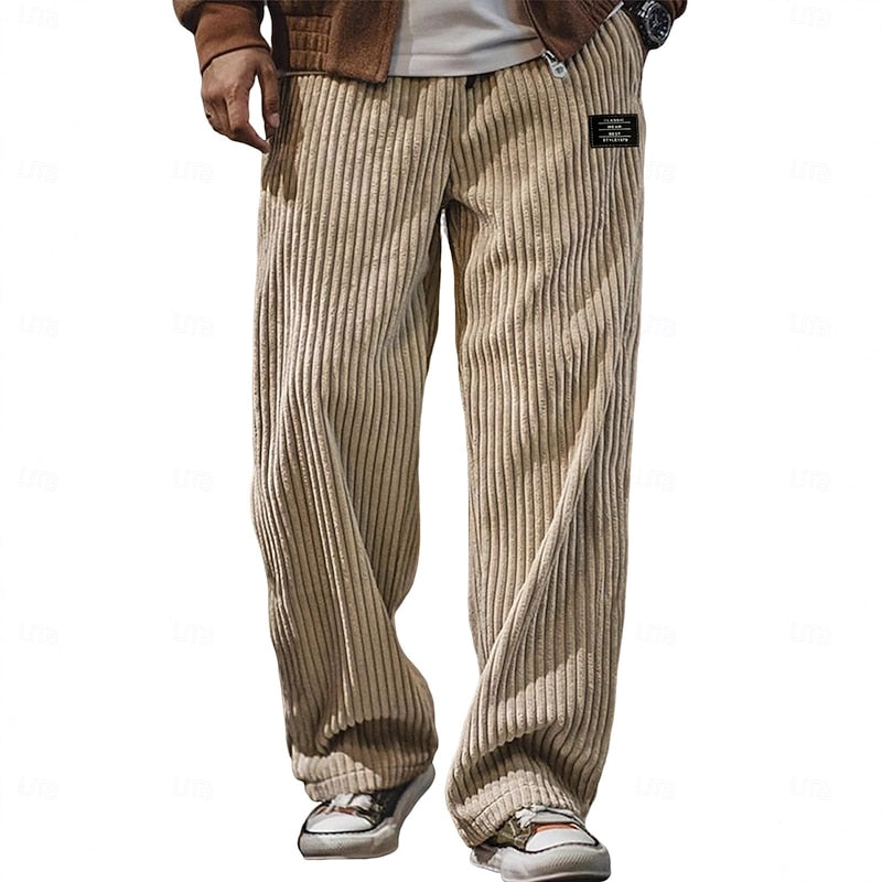 Fraser | Relaxed Ribbed Trousers