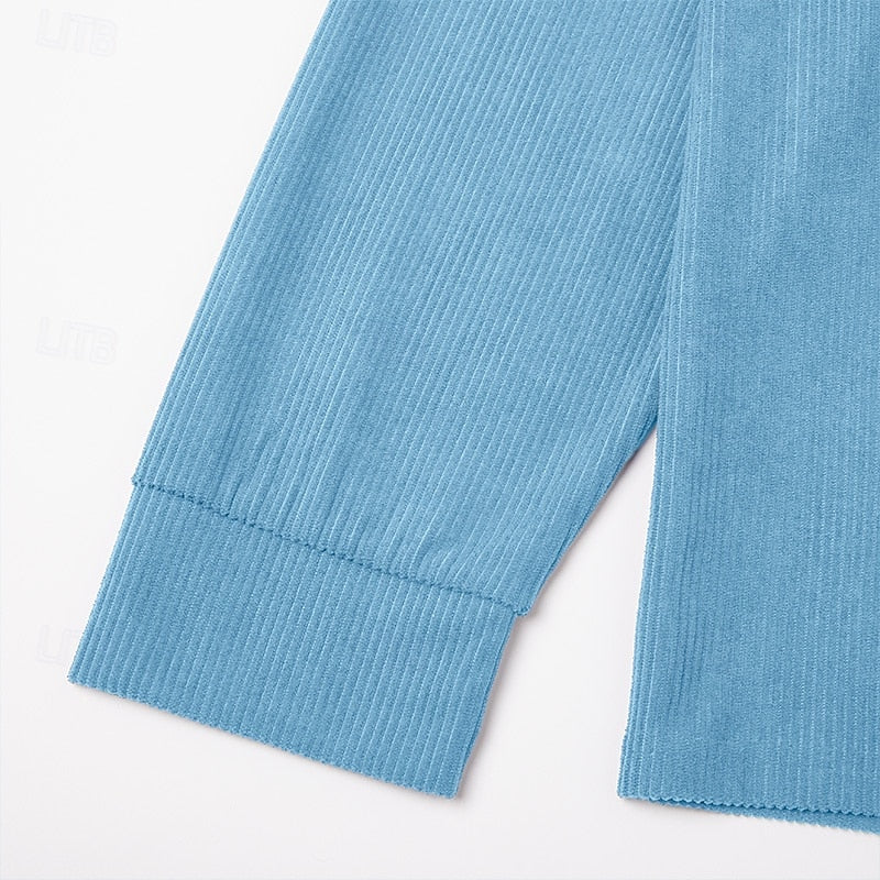 Julian | Textured Long-Sleeve Polo Shirt